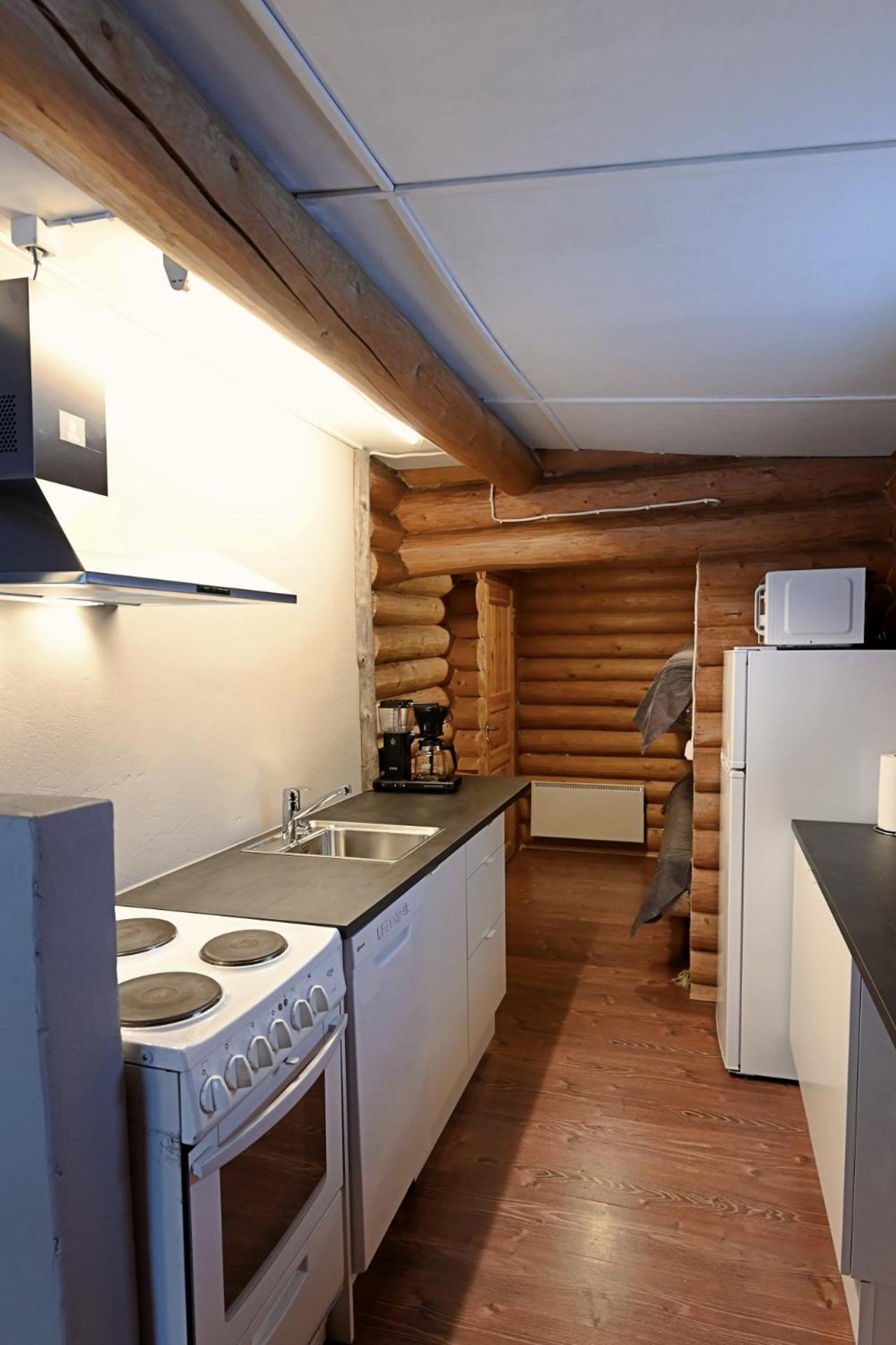 Classic Log Cabin Ski-In Ski-Out 레비 외부 사진