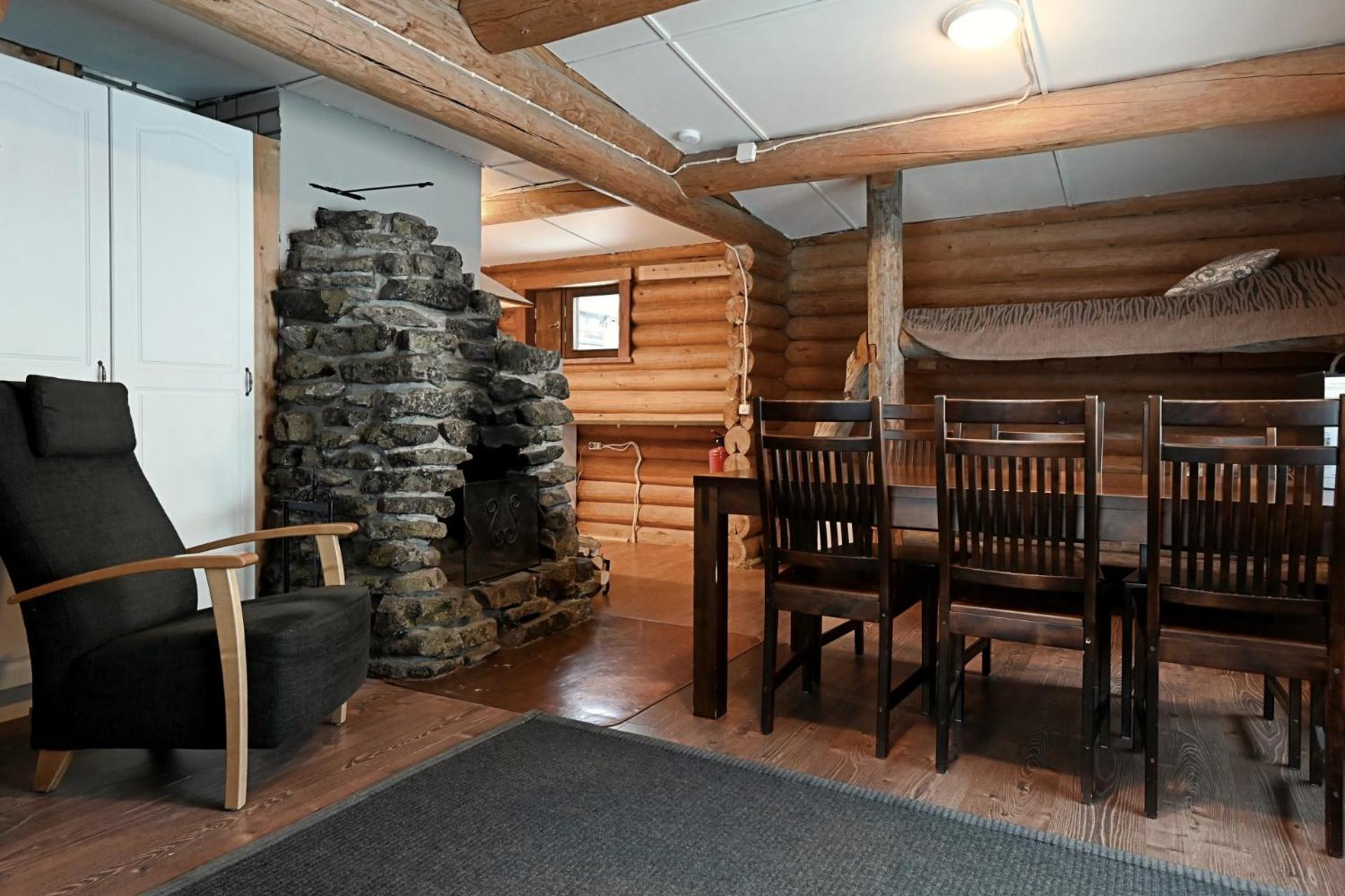Classic Log Cabin Ski-In Ski-Out 레비 객실 사진