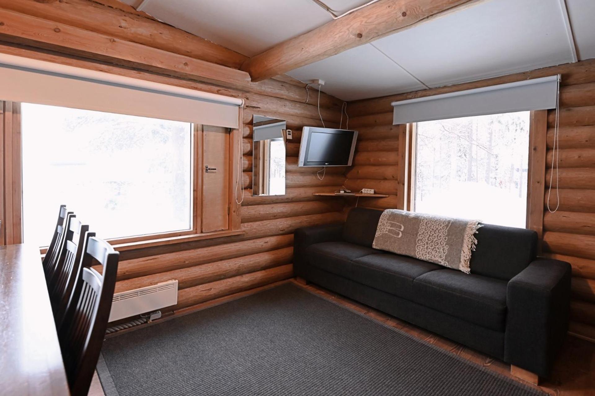 Classic Log Cabin Ski-In Ski-Out 레비 외부 사진